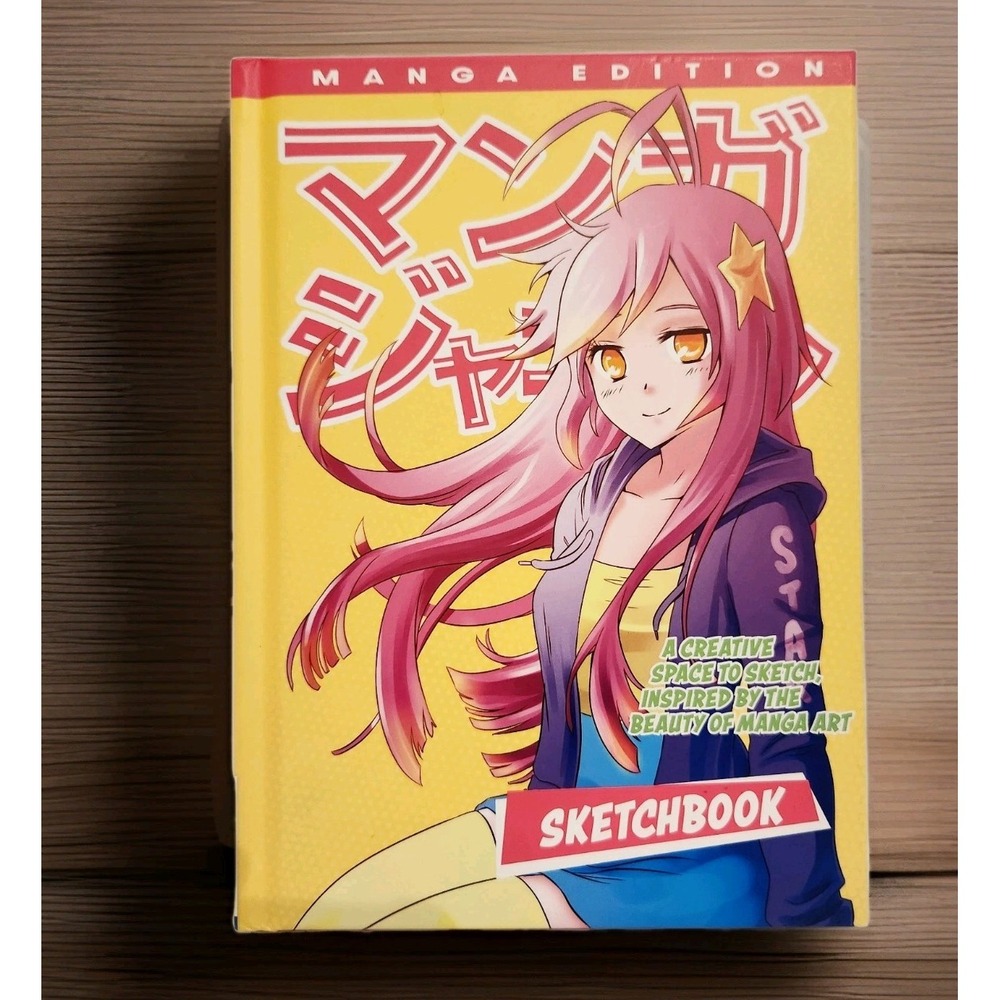 Hinkler Manga Edition Sketchbook Hardcover Journal 144 Pages 9781488951855